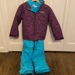 Columbia Youth Buga Set, Waterproof Jacket & Snow Pants with Outgrown System